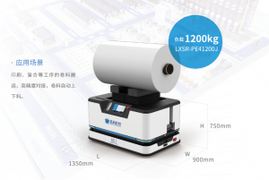 蓝芯科技-印刷机上下料机器人亮相潮州倍受关注