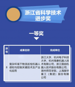 实力彰显 | 国自机器人获评2021年度浙江省科学技术奖一等奖！