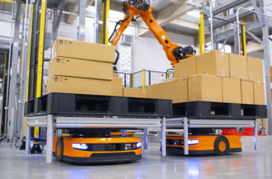 YE Digital/仓库自动化系统开始与Mujin AGVs合作