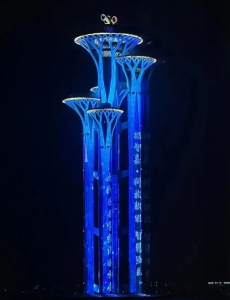 极智嘉闪耀北京奥林匹克塔，向世界展示智慧物流科技力量