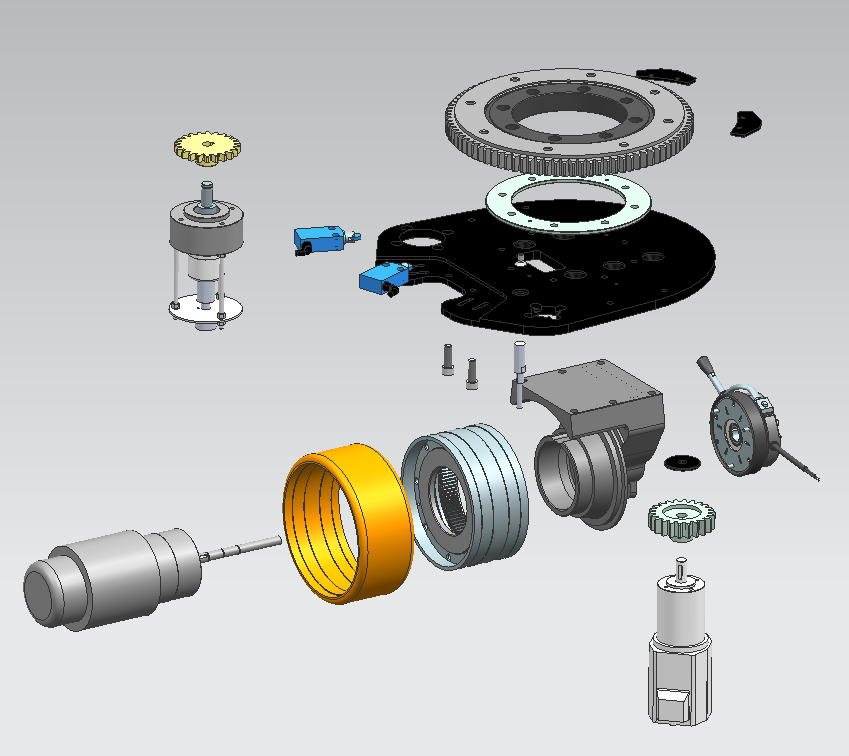 广东 AGV舵轮电动叉车电动堆高车驱动轮CFR卧式MRT18同普