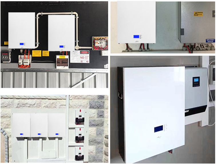 51.2V100AH挂壁式家庭储能磷酸铁锂电池