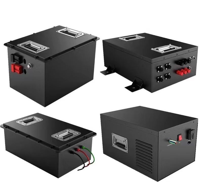 AGV小车磷酸铁锂动力电池24V工业机器人搬运车485通讯锂电池