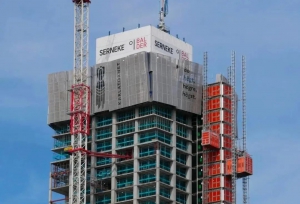 司南RTK产品助建瑞典第一高楼！