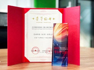 灵动科技获『国际物流与供应链中国解决方案 TOP 50 优秀案例』奖