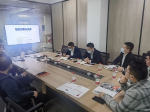 某机场建设项目设计院一行莅临科钛机器人参观考察