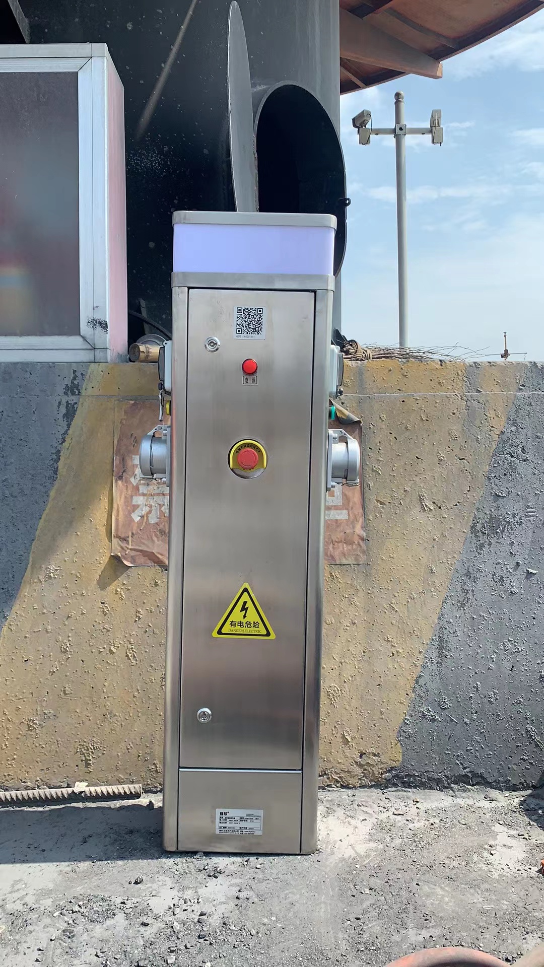 指印港口船舶岸电 水电桩 智能水电桩