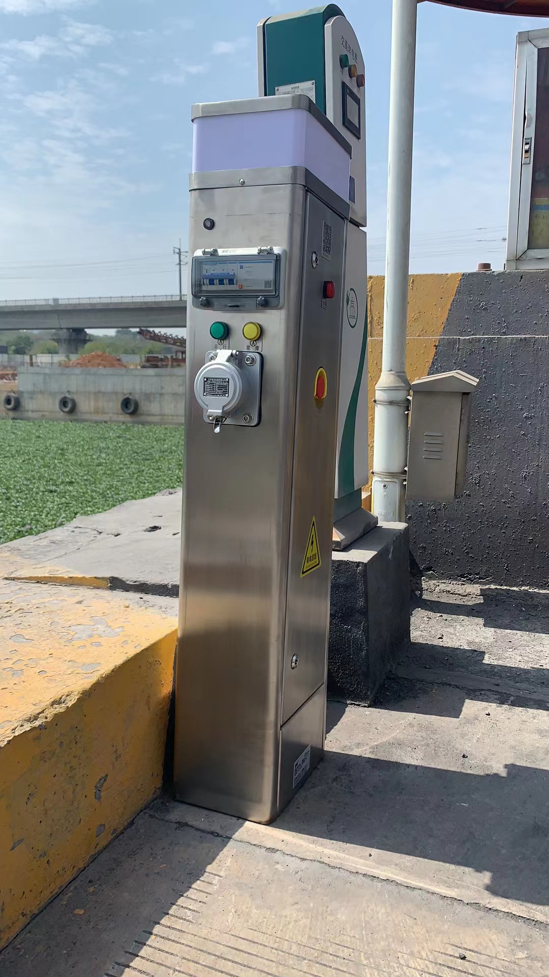 指印港口船舶岸电 水电桩 智能水电桩