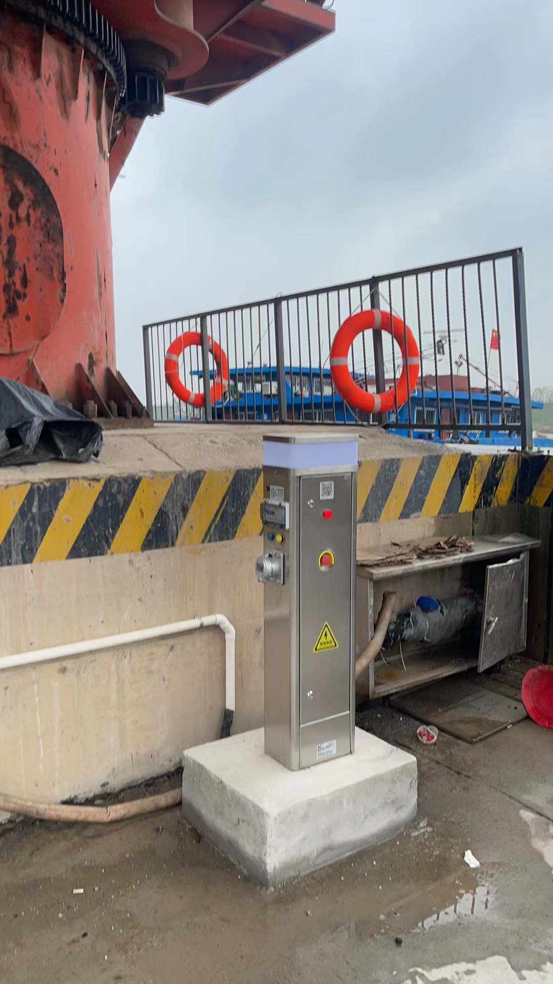 指印智能水电桩 船用岸电箱  低压岸电