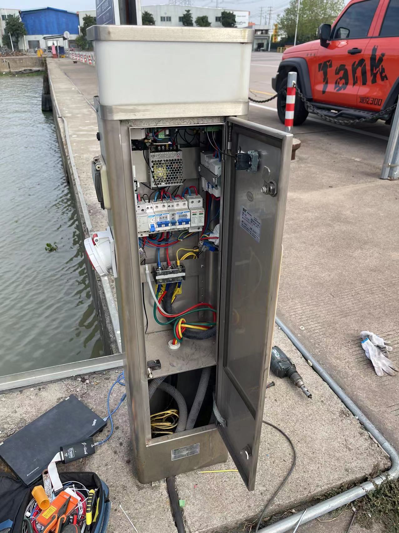 指印 房车水电桩 岸电桩 智能水电桩 水电柜 智能