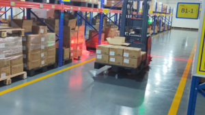 镭神智能无人叉车解决方案助推未来物流搬运的无人化