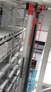 铝合金双立柱堆垛机成轨道交通行业智能化仓储解决之道