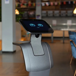 迎宾服务机器人展厅导览 讲解  公司前台迎宾服务