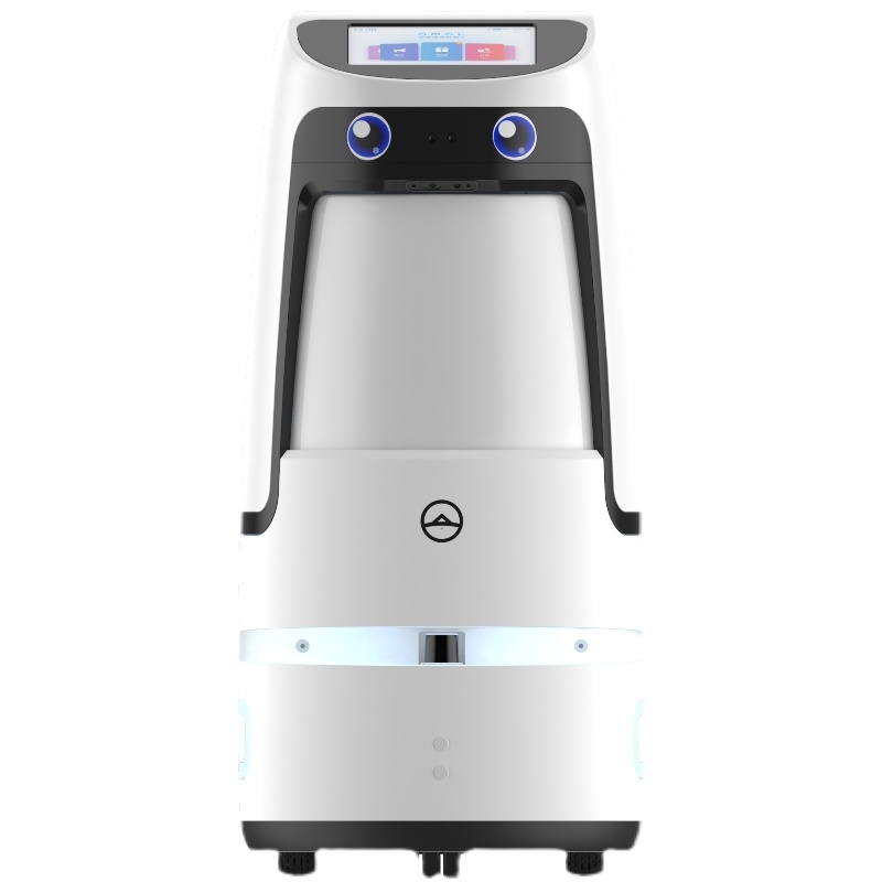 服务机器人商用接待酒店舱体自主消毒送物展厅讲解AI智能机器人_无人系统网