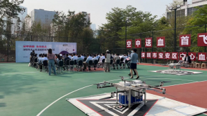 深圳市中西医结合医院首批启用无人机急救运血，为抢救患者赢得宝贵时间