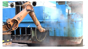 可以对废旧船只拆卸的机器人