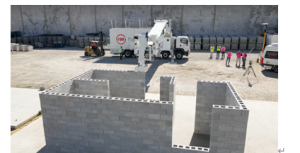 澳大利亚制FBR展示新一代Hadrian X 砌块施工机器人