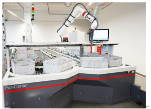 新型 TGW拣选机器人每小时可完成超过 1,000 次存取