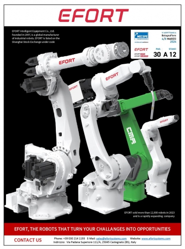 直击欧陆 | 埃夫特即将亮相意大利国际工业展览会 MecSpe 2024