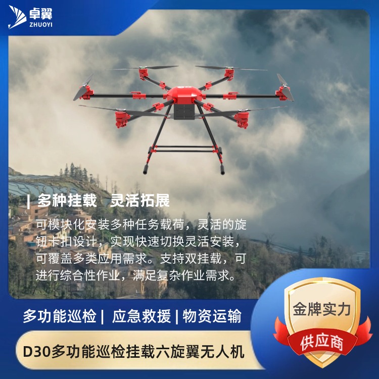 D30多功能巡检多旋翼无人机系统