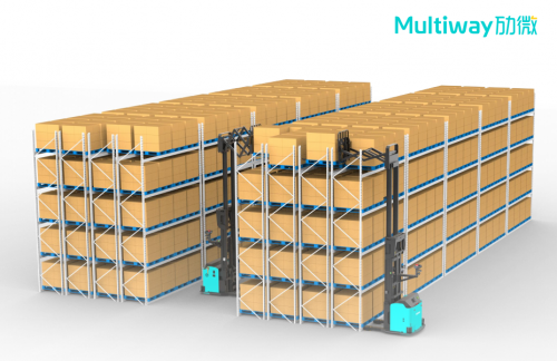 更高更快更灵活…举高可达10m，劢微机器人R系列前移式无人叉车解决方案