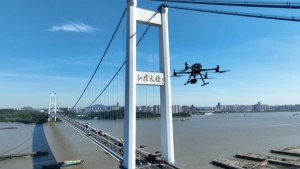 L2 点云建模、H30 高清拍摄｜无人机巡检江阴大桥