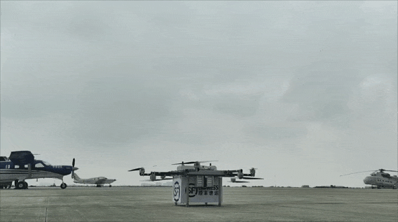 全国首条“干-支-末”跨省低空物流航线成功启航