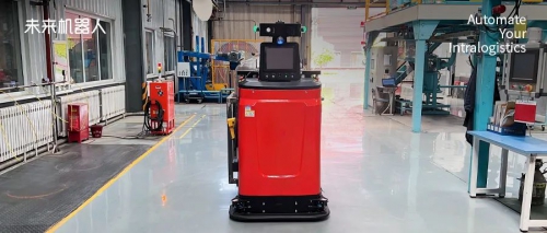 案例 | 对接提升机，未来机器人助力金属加工行业内部物流革新！