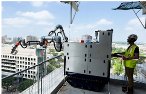 Raise机器人部署 UR 协作机器人用于高层建筑紧固件安装