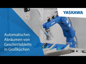 Yaskawah和MEIKO合作开发洗碗机器人