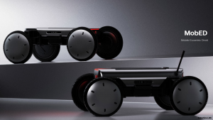 现代汽车量产级MobED释放机器人“移动底盘”的想象力