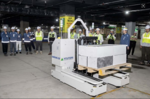 现代联手三星打造施工物料搬运机器人