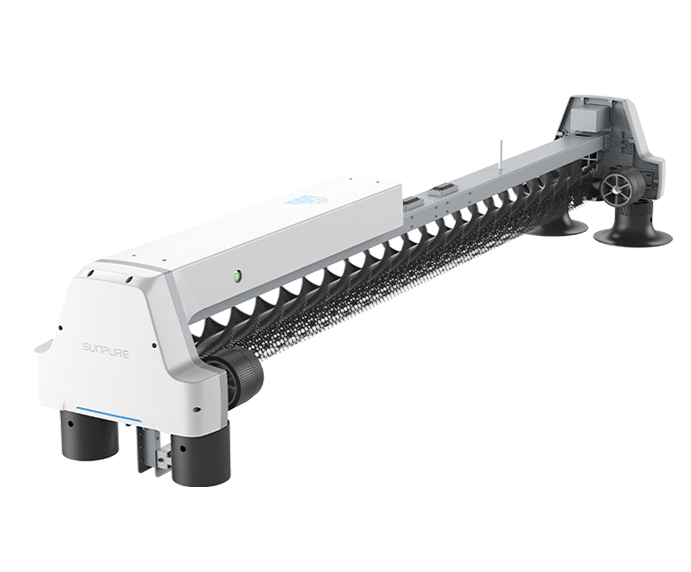 干挂式全自动光伏清扫机器人