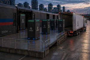 托盘自己从火车走向卡车：Logic Robotics推出铁路—公路自主转运系统