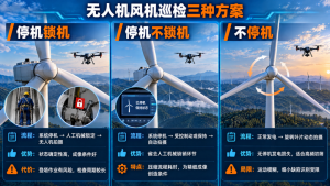 一文拆解无人机风机巡检三种方案 | 停机锁机、停机不锁机、不停机