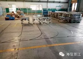 湖州工厂AGV小车自动配料系统，开启物流新时代