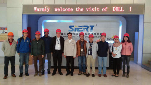 戴尔公司联合考察团参观思尔特机器人
