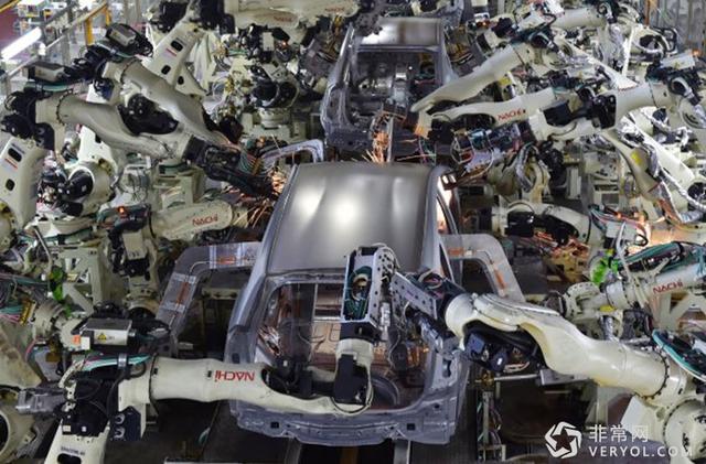 工业机器人迅速发展 对美国汽车制造业影响巨大