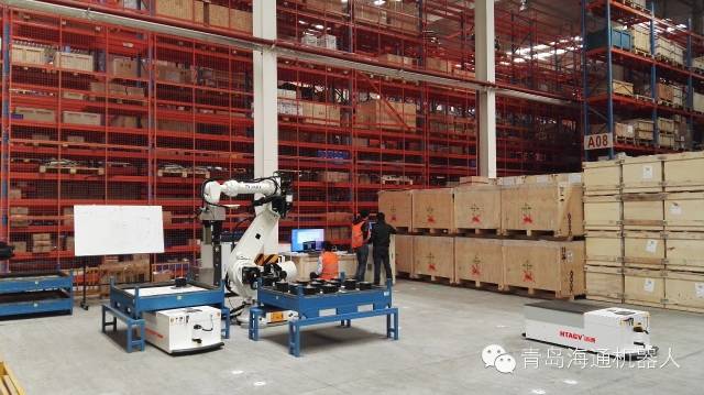 海通惯性导航AGV机器人，助力“工业4.0“体系的智能物流建设
