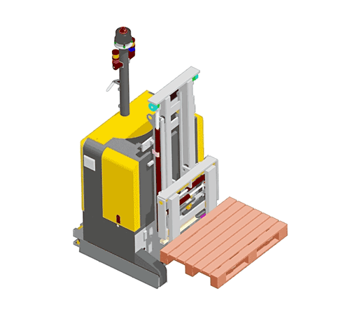 单托盘激光导引车LGV single pallet