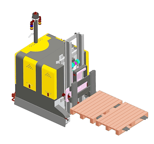 双托盘激光导引车LGV for 2 pallets