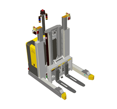 宽腿式激光导引车Straddle vehicles Forks LGV