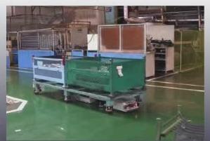 AGV昆山易控自動化自動牽引小車