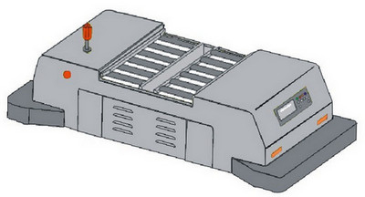 电磁自动搬运双向背负滚筒式AGV CA-ASXB_无人系统网