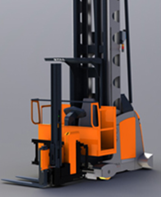 英杰明非常窄巷道自动导引车 VNA