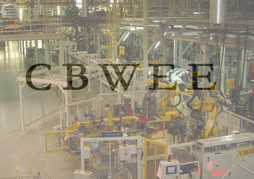 上海通用侧围机器人焊接系统